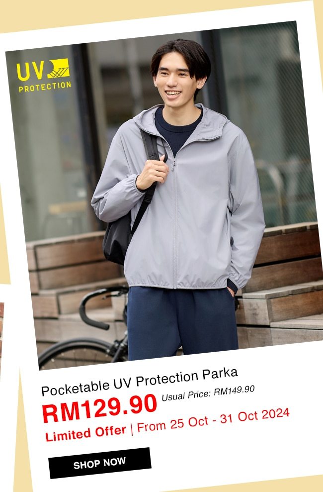 Pocketable UV Protection Parka