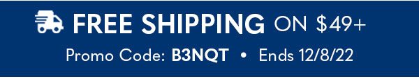 Free shipping on $49+