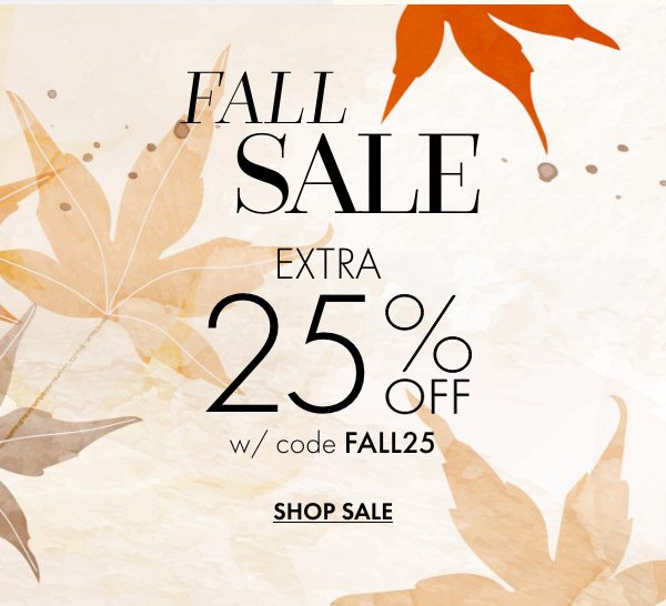 Fall Sale