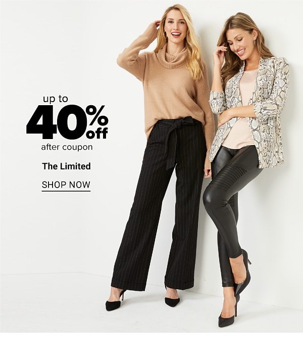 up to 40% off after coupon The Limited - Shop Now