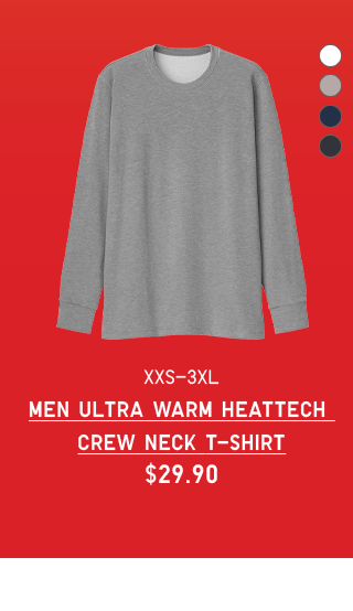 MEN ULTRA WARM HEATTECH CREW NECK T-SHIRT