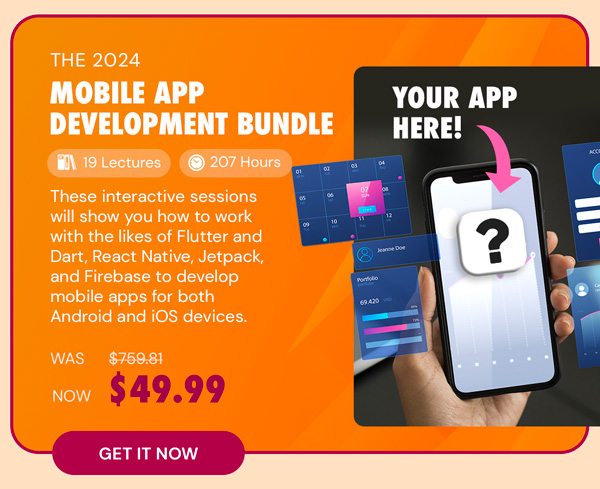 The 2024 Mobile App Development Bundle