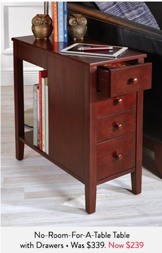 Shop No-Room-for-a-Table Table™ With Drawers