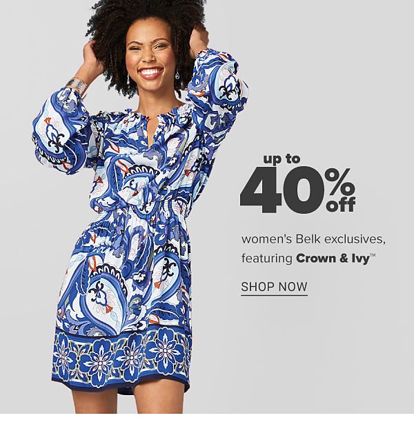 Up to 40% off Women's Belk Exclusives featuring Crown & Ivy - Shop Now