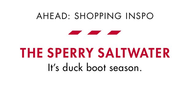 The Sperry Saltwater