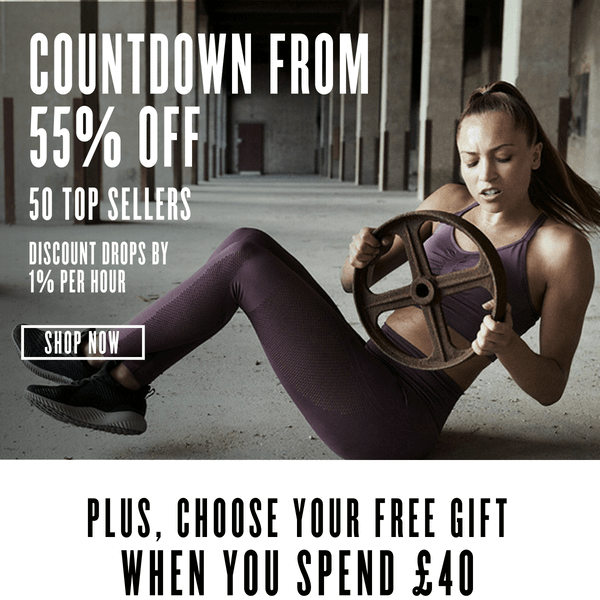 Countdown from 55% off#