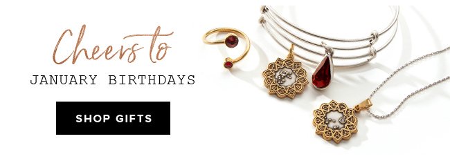 Shop January birthday jewelry.