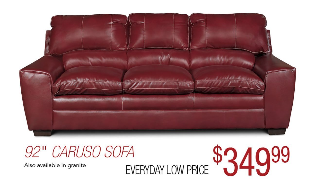Caruso-Red-Sofa