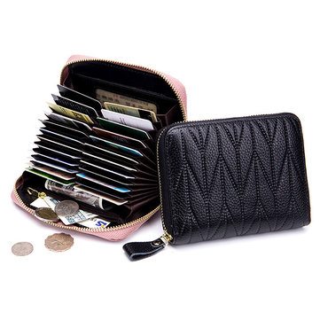 Genuine Leather 24 Card Slot Wallet
