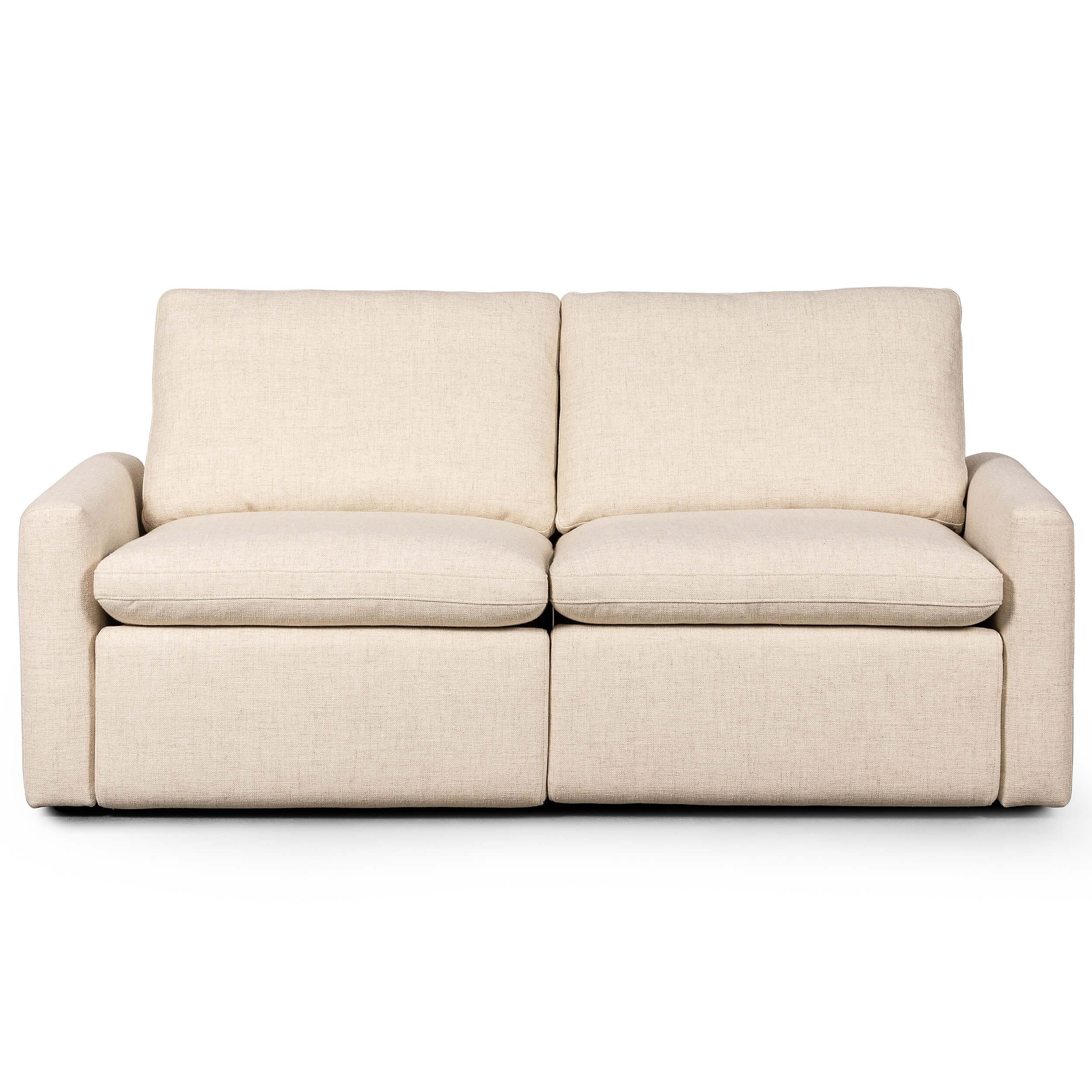 Image of Tillery 2 Piece Power Recliner Sofa, Antigo Natural