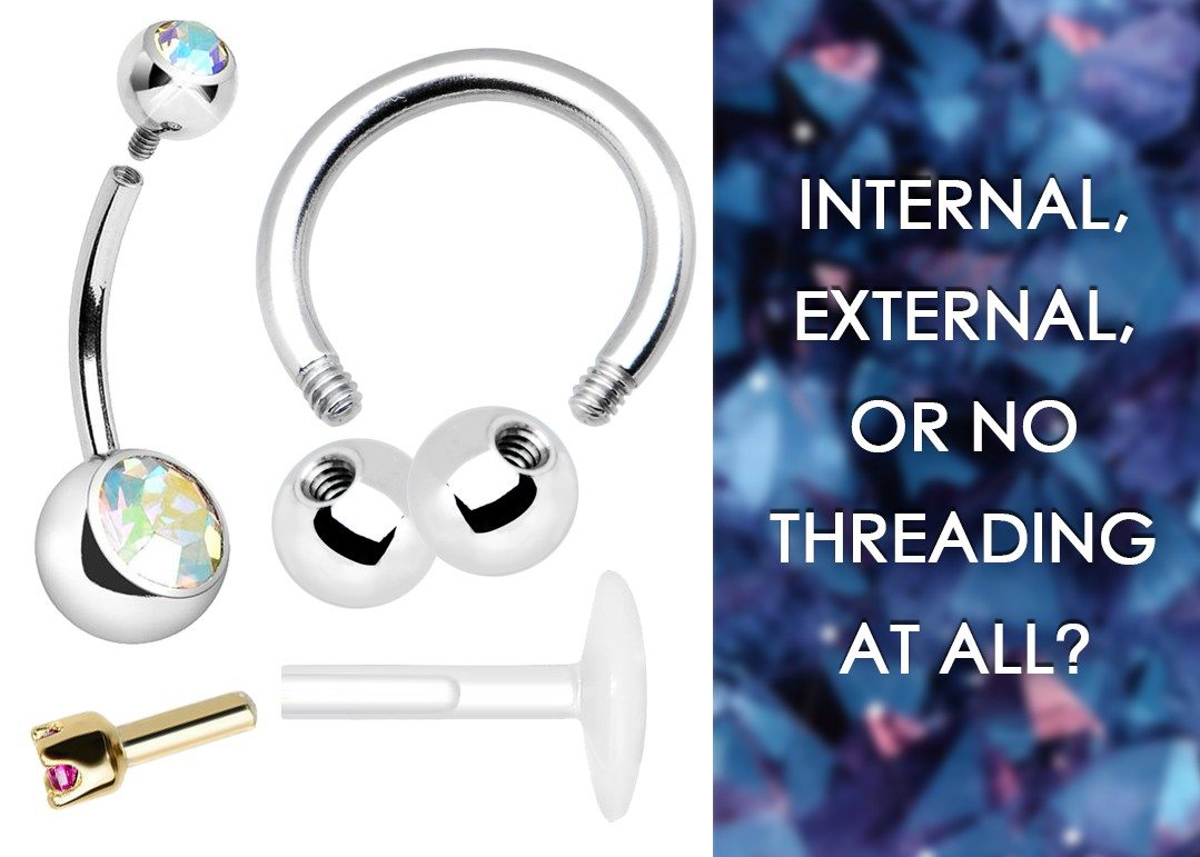 The difference between internal and external threading