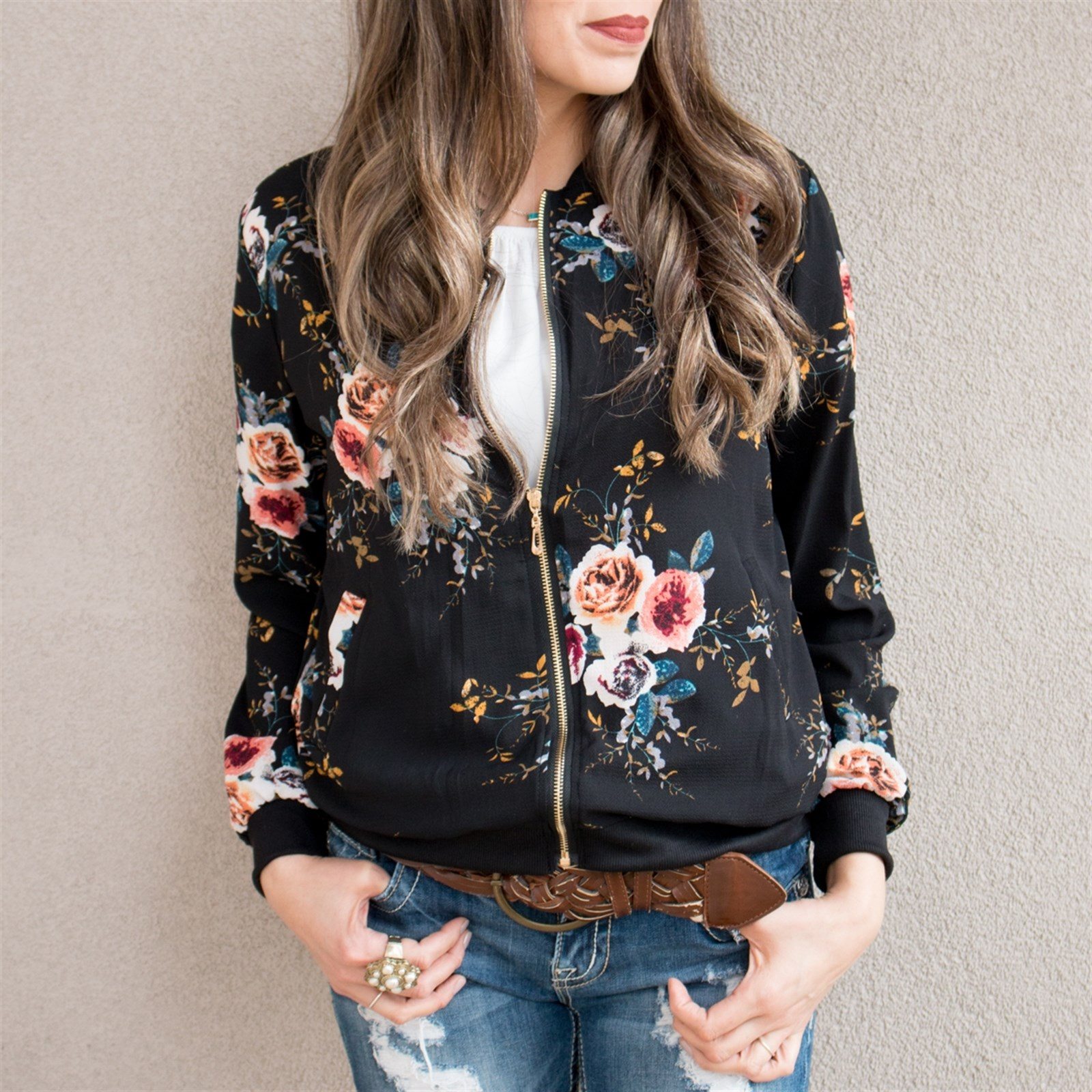Floral Bomber Jackets | S-2XL