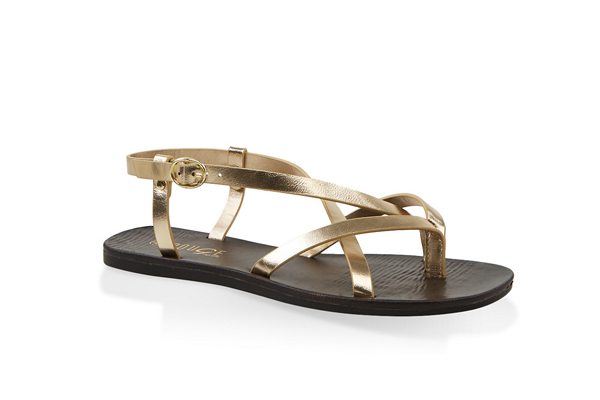 Criss Cross Thong Sandals