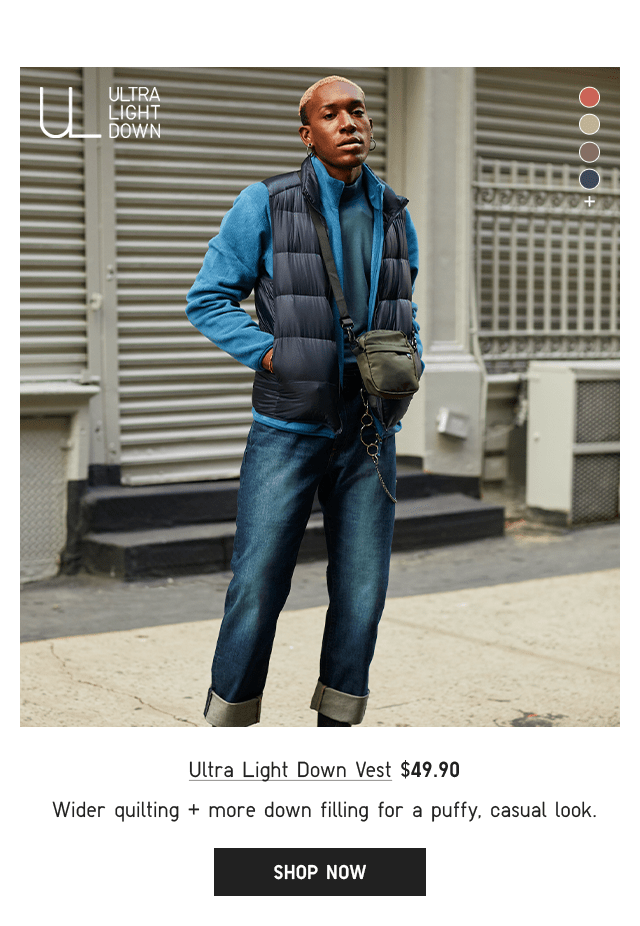 PDP10 - MEN ULTRA LIGHT DOWN VEST