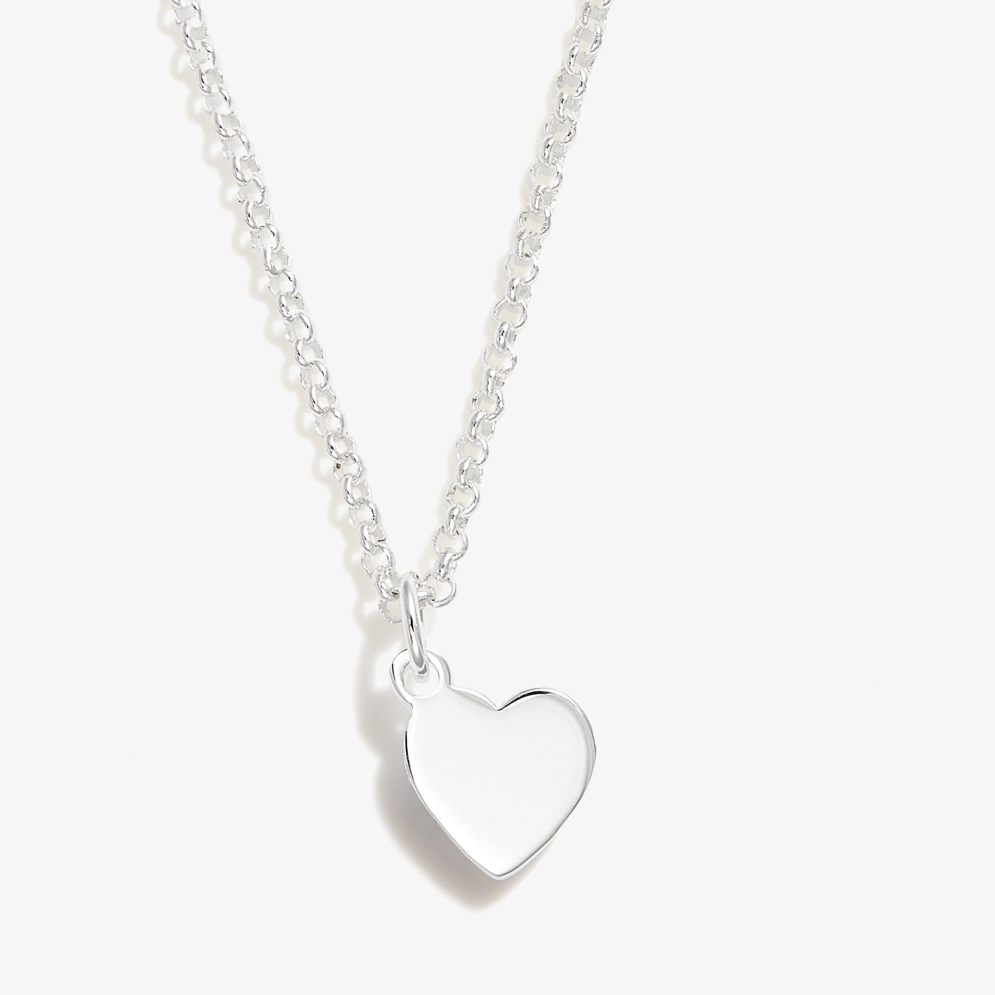 Image of Small Heart Charm Necklace, 19''