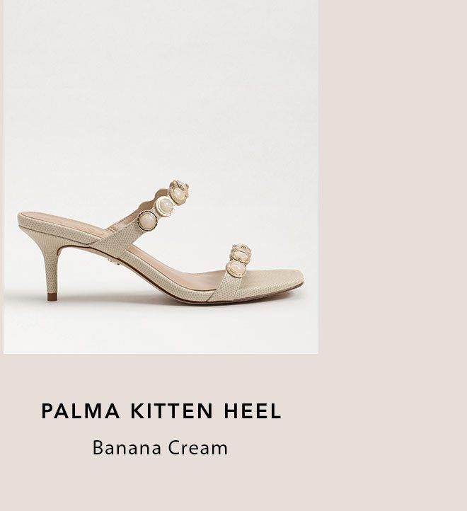Palma Kitten Heel - Chai Cream