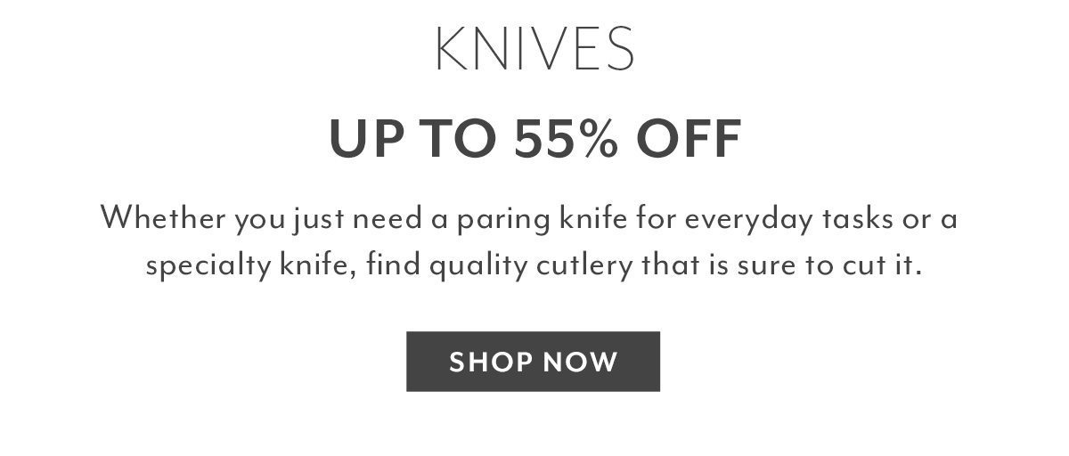 Price Cuts on Knives