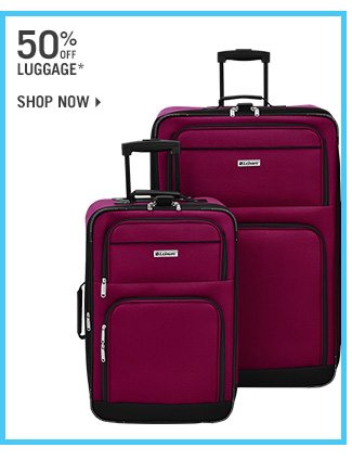 Shop 50% Off Select Luggage