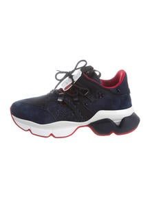 Red-Runner Flat Sneakers