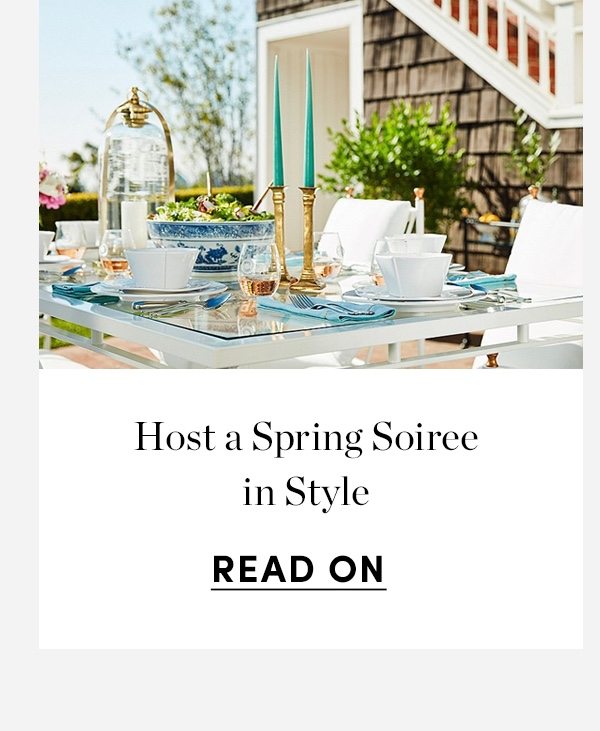 host spring soiree in style
