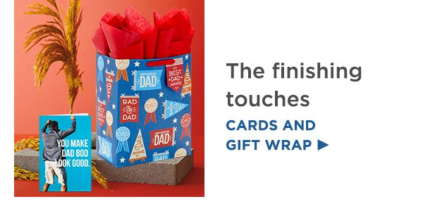 Complete the celebration with the perfect card and gift wrap.