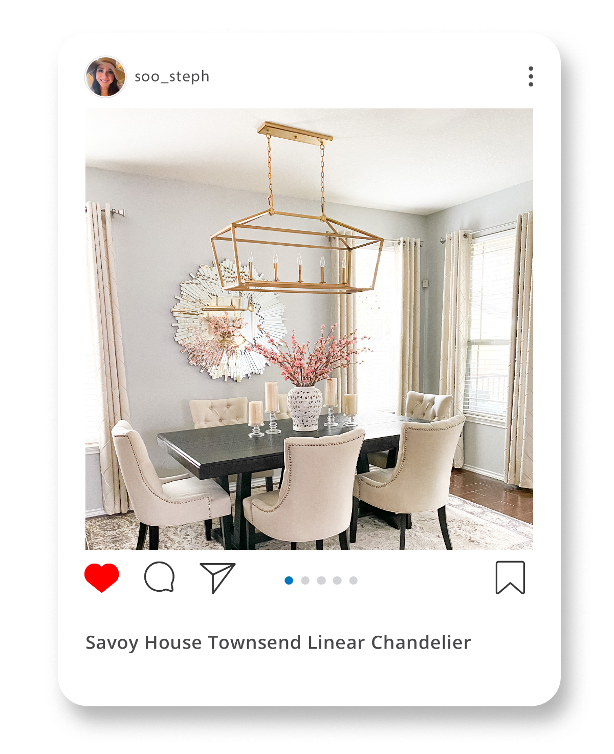 Savoy House Townsend linear chandelier