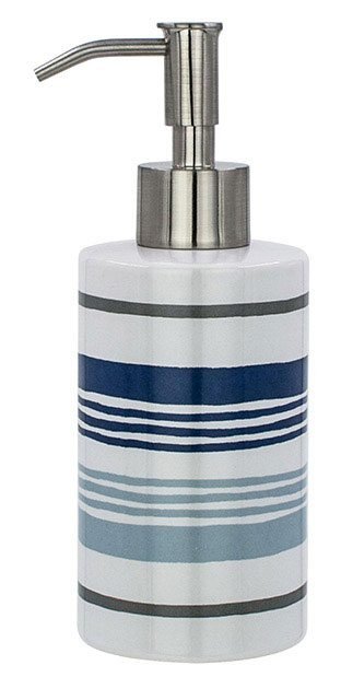 Nautical Striped Lotion Dispenser - £2.50