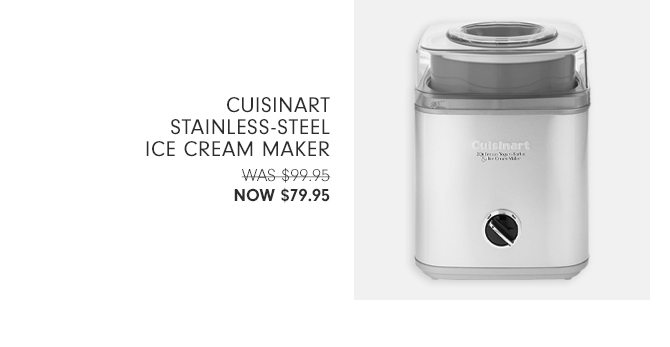 Cuisinart Frozen Yogurt Ice Cream Sorbet Maker NOW $54.96