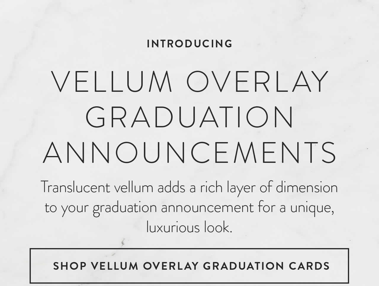 Shop Vellum OverlayGraduation Cards