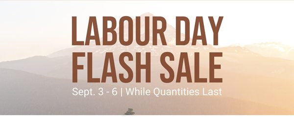 Labour Day Flash Sale