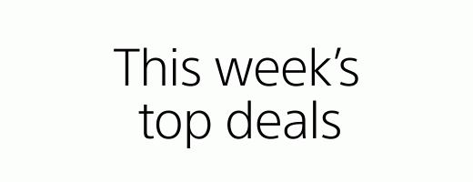 This week's top deals