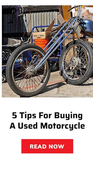 5 Tips for buying a used motorcycle