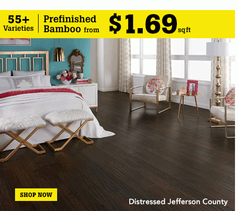Prefinished Bamboo from $1.69/sqft