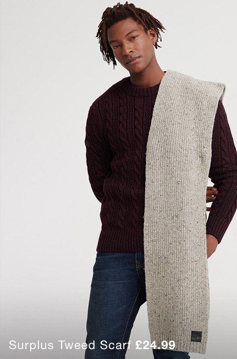 Surplus Tweed Scarf