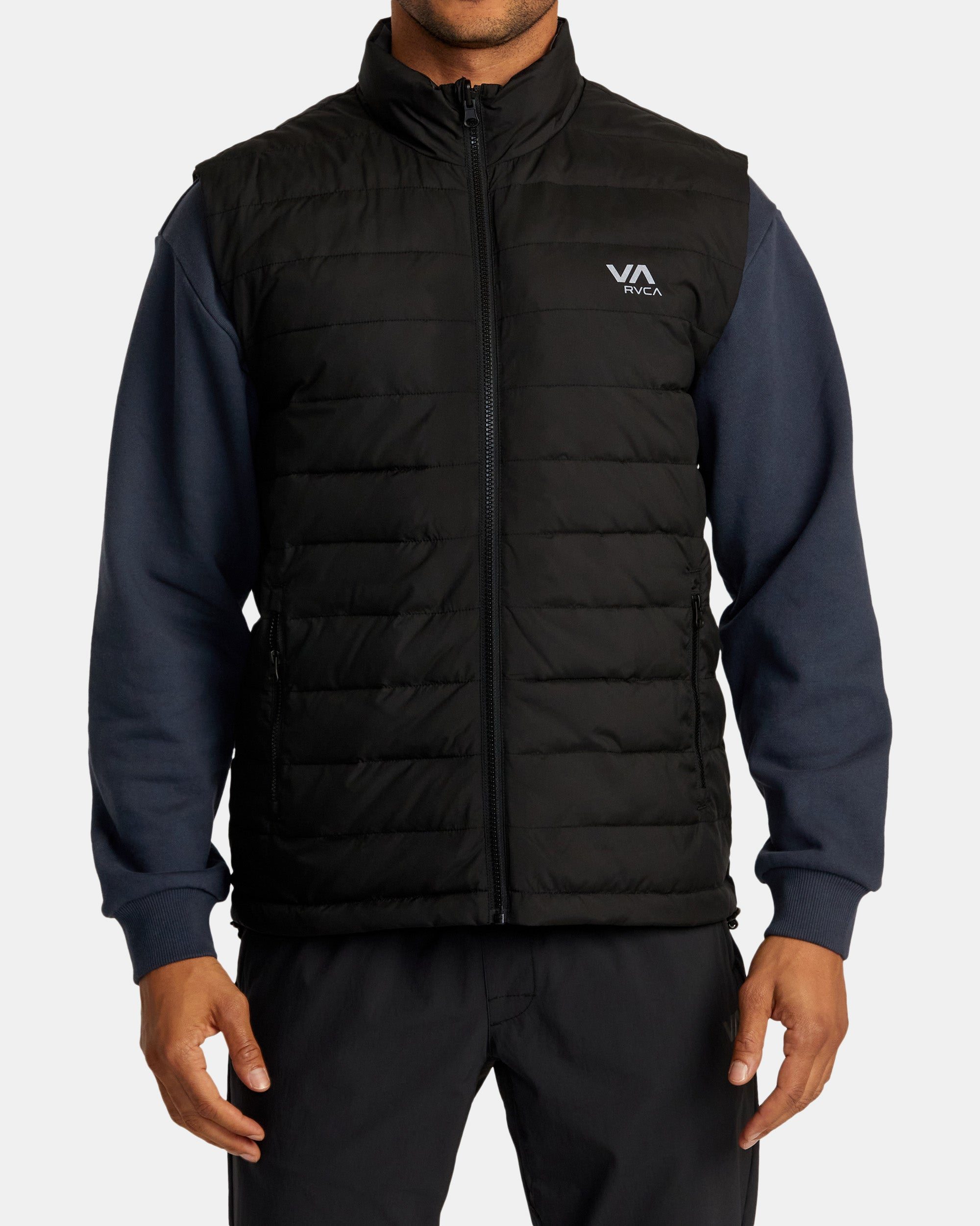 Image of Reversible Puffer Vest - Black