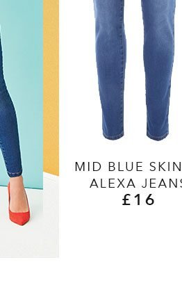 Mid blue Alexa jeans