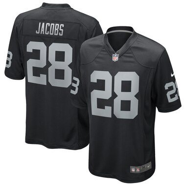 Josh Jacobs Oakland Raiders Nike Game Jersey - Black