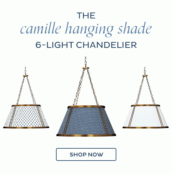 The Camille Hanging Shade 6-Light Chandelier - Shop Now