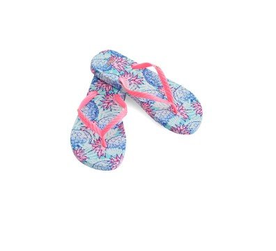 Pineapple Printed Flip Flops