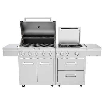 KitchenAid Stainless Steel 8-Burner Grill