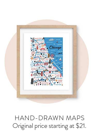 hand-drawn maps