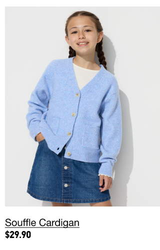 PDP10 - KIDS SOUFFLE CARDIGAN