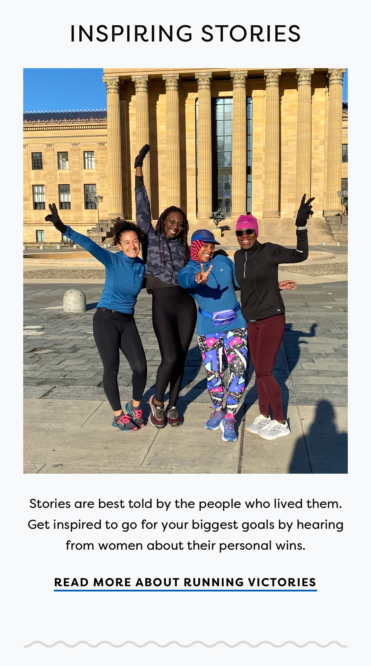 Inspiring Stories | Read more about running victories
