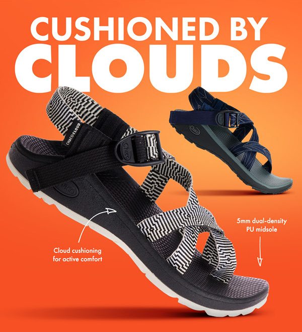 CUSHIONED BY CLOUDS