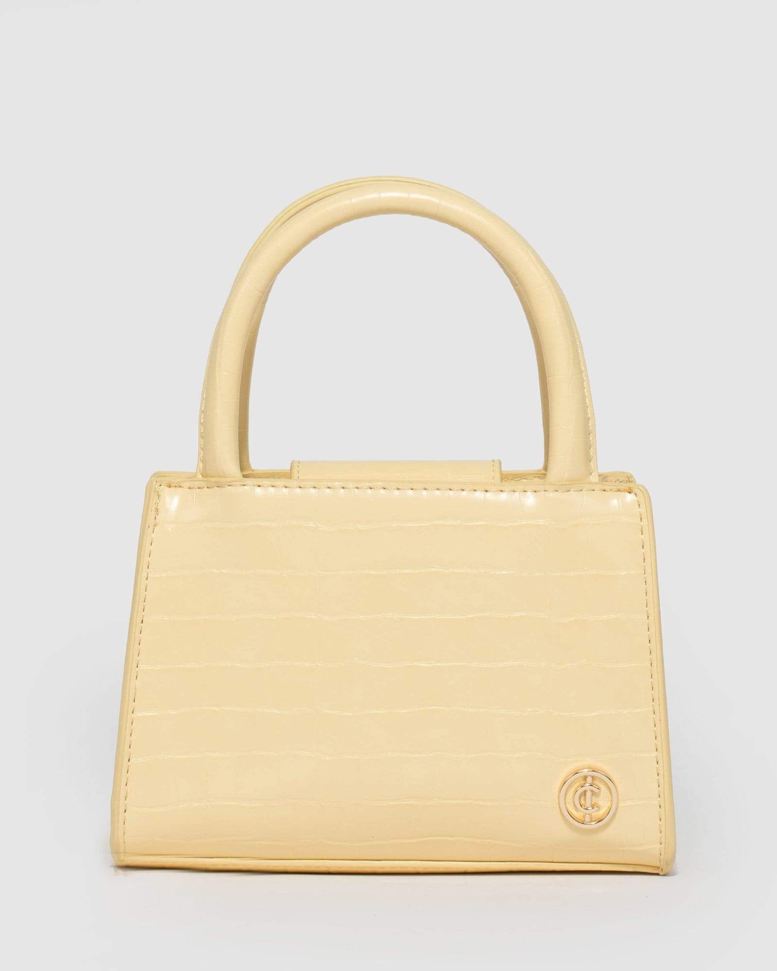 Image of Yellow Philippa Mini Tote Bag