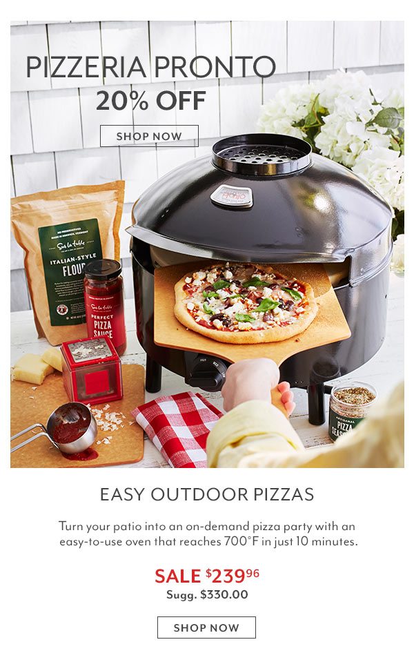 Pizzeria Pronto up to 20% off