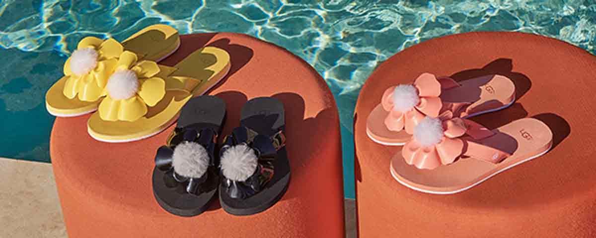 ugg flower flip flops