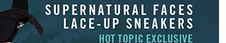 Supernatural Faces Lace-Up Sneakers