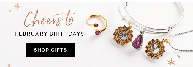 Shop February birthday jewelry.