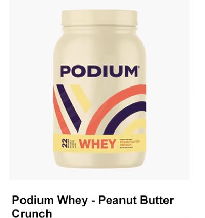 Podium Whey - Peanut Butter Crunch